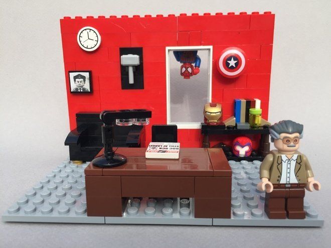Stan Lee en LEGO avec un buste et un set #6
