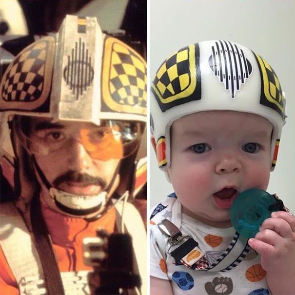 Un père fabrique des casques Star Wars pour son fils malade #3