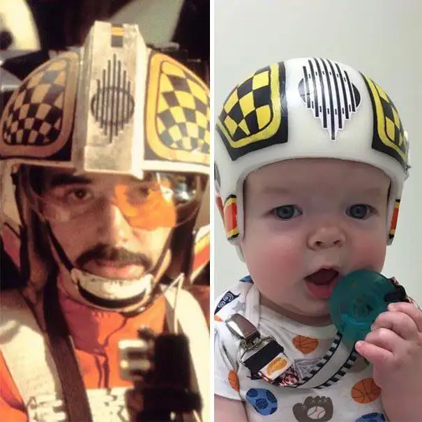 Un père fabrique des casques Star Wars pour son fils malade #3