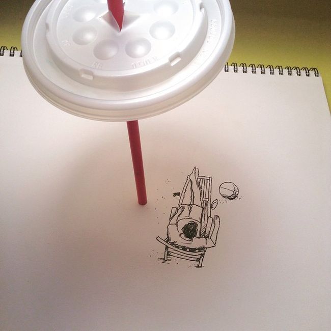 Mr Kiss détourne les objets du quotidien en dessins géniaux #7