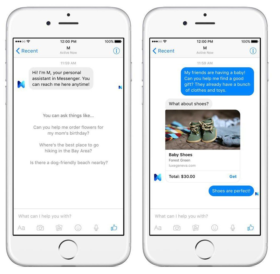 Facebook teste M : un Assistant Personnel pour Messenger supervisé par des humains #2