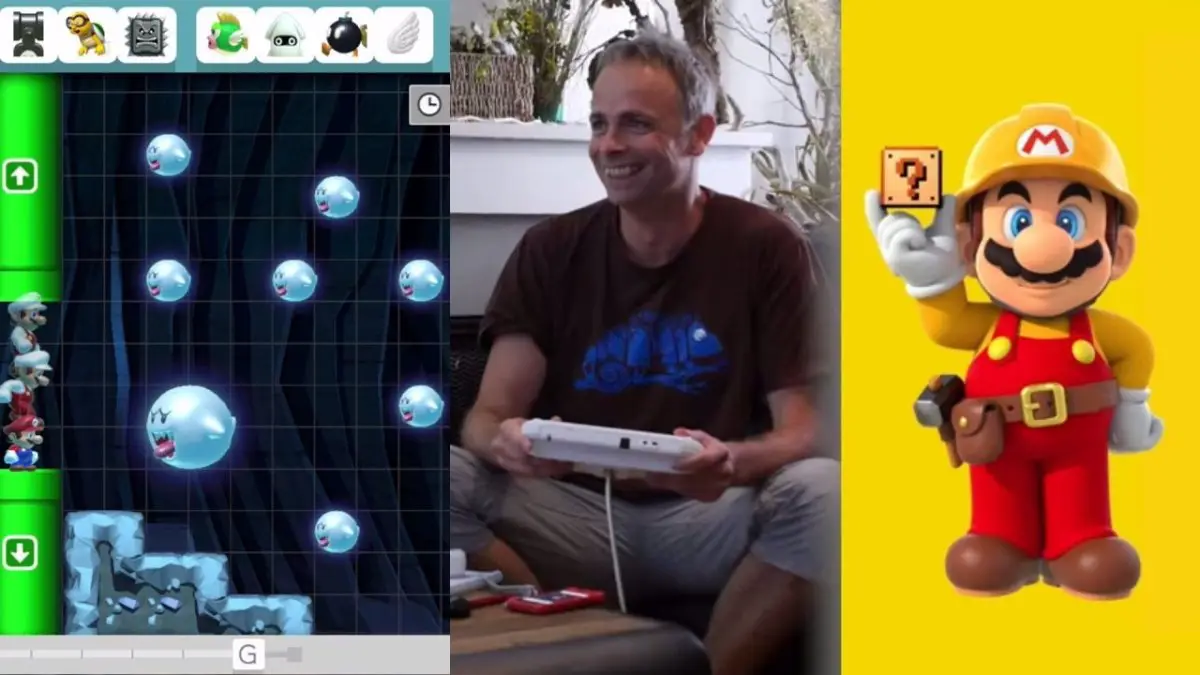 Michel Ancel, l’inventeur de Rayman crée un niveau de Super Mario