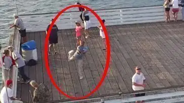 Un pêcheur attrape un drone en plein vol avec sa canne à pêche