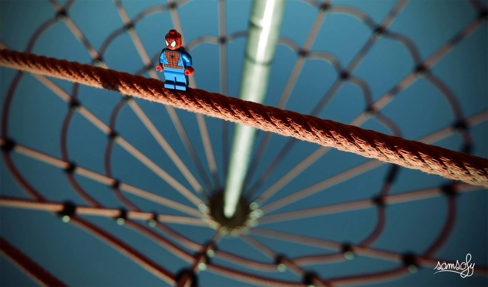 Il utilise des LEGO pour creer des scènes 100% geek #10