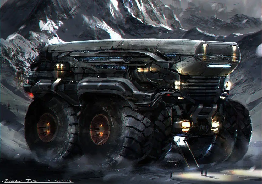 L’art de la science fiction par Johnson Ting