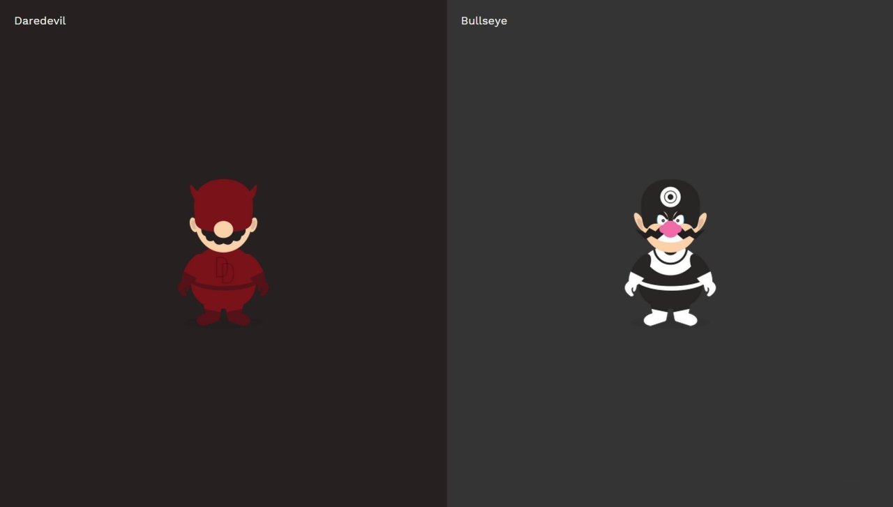 Mario Daredevil et Wario Bullseye - Rob Lafratta