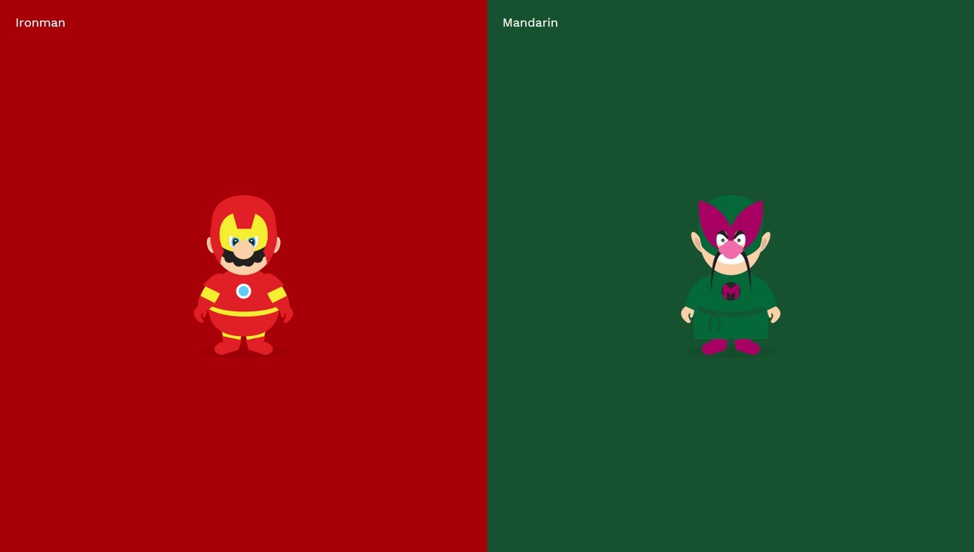 Il réinvente Mario et Wario en célèbres rivaux de comic-books #8