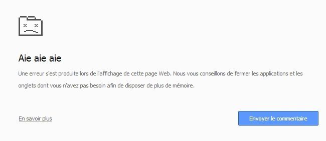Un bug qui fait planter Google Chrome #3