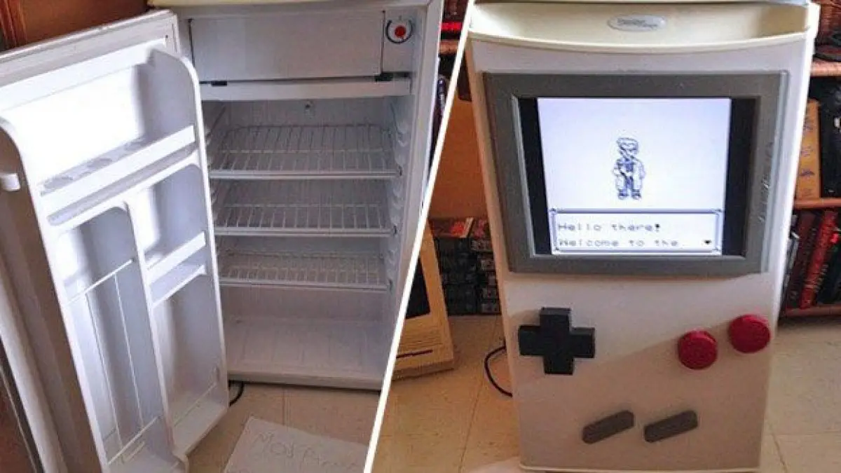 Il construit un frigo Game Boy 100% opérationnel