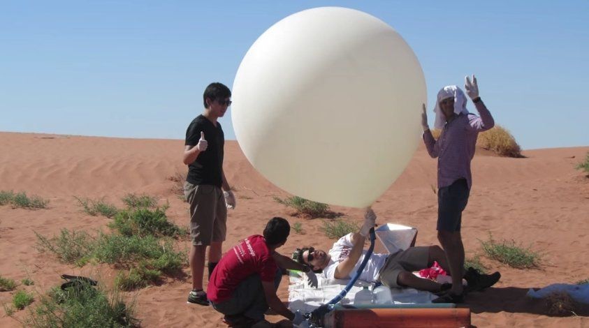 2 ans après ils retrouvent la GoPro qu’ils ont envoyée dans l’espace