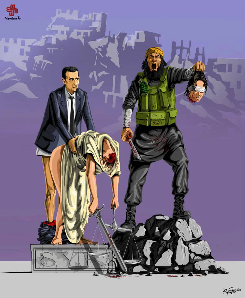 Des illustrations chocs des dictatures et démocraties modernes #11