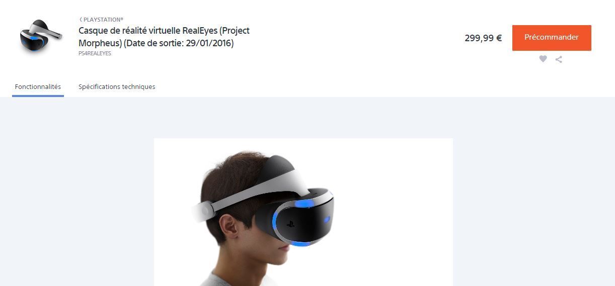 Projet Morpheus : nom définitif, prix, et date de commercialisation en fuite sur la toile #4