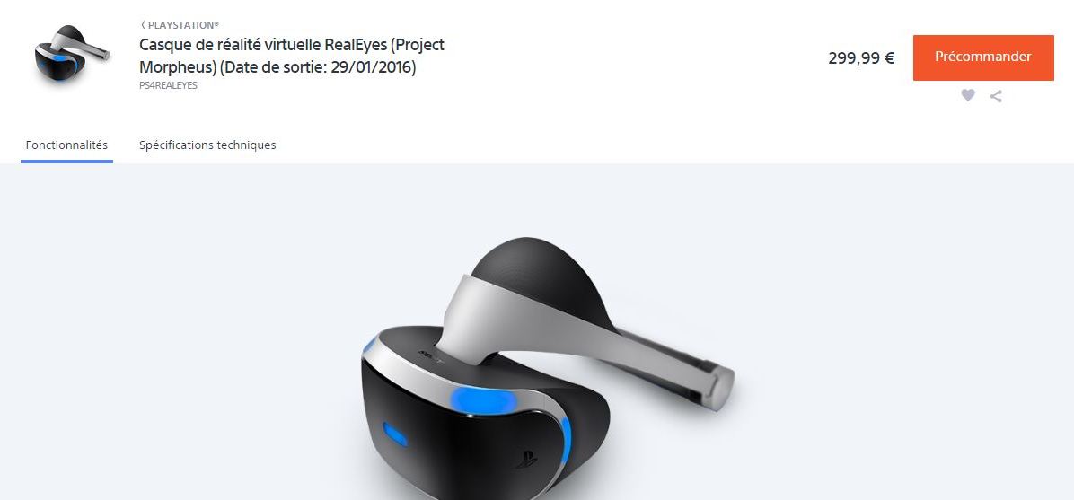 Projet Morpheus : nom définitif, prix, et date de commercialisation en fuite sur la toile #3