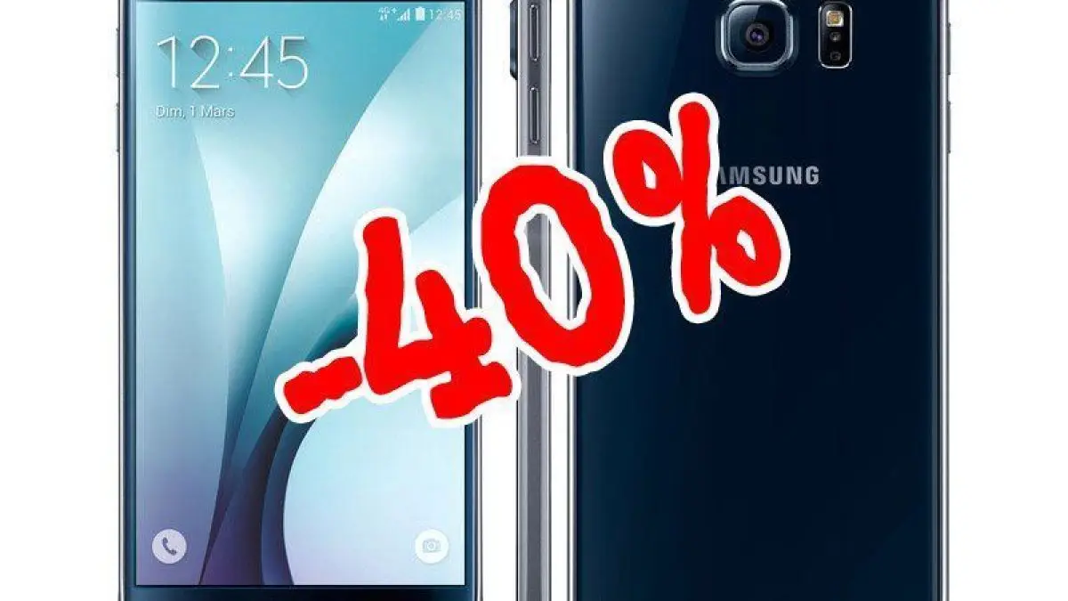 Vente Flash : le Samsung Galaxy S6 32Go à -40% (432€ au lieu de 699€)