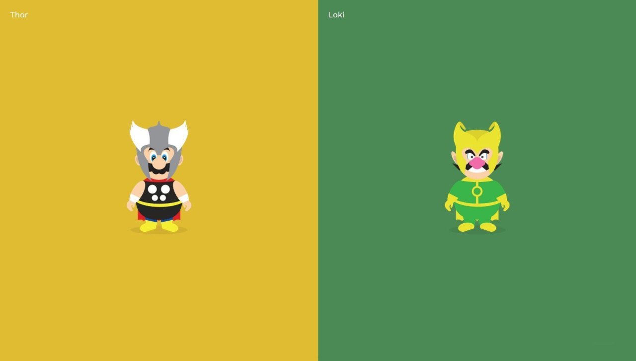 Mario Thor et Wario Loki - Rob Lafratta