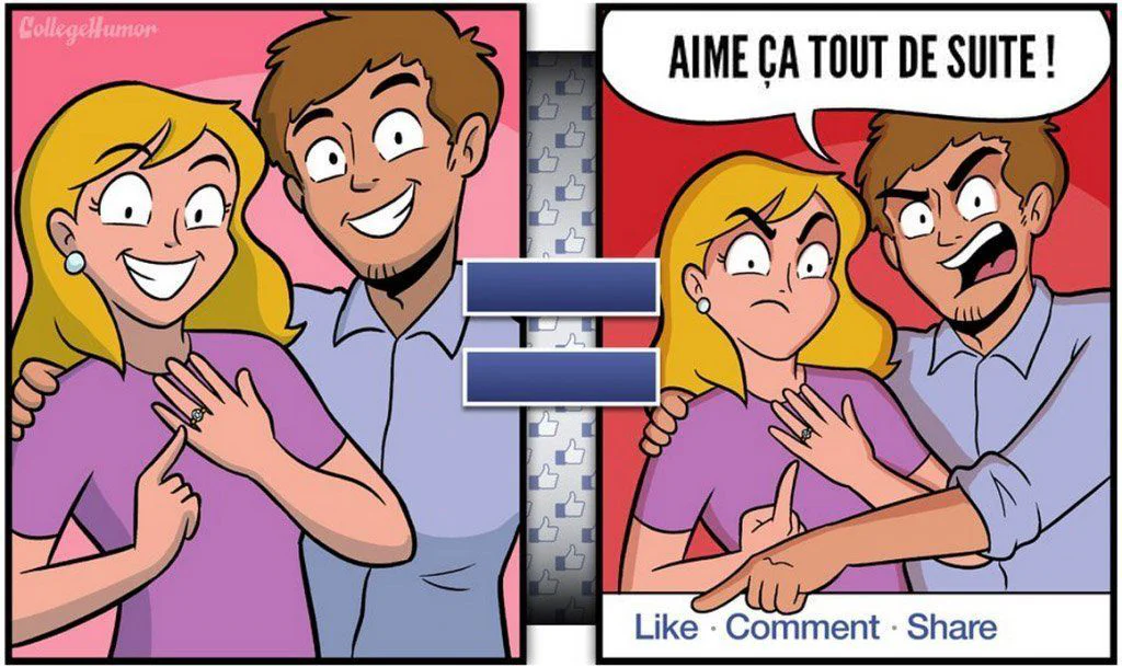 Facebook VS La Réalité en 7 images #4