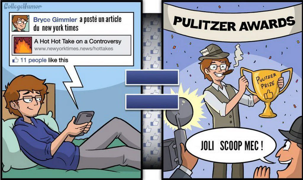 Facebook VS La Réalité en 7 images #6