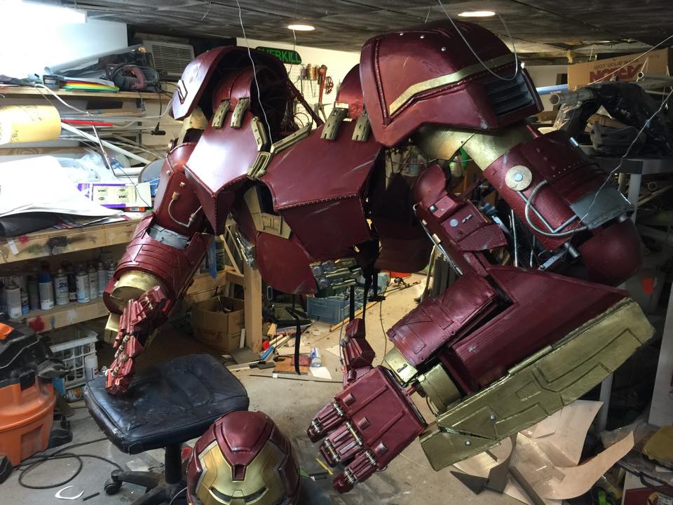 Ils construisent une vraie armure Hulkbuster opérationnelle #35