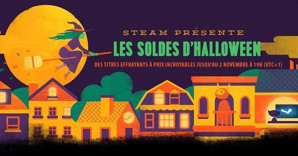 Les soldes Steam pour Halloween