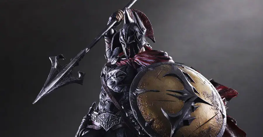 Une sublime figurine Batman / Spartiate signée Square Enix