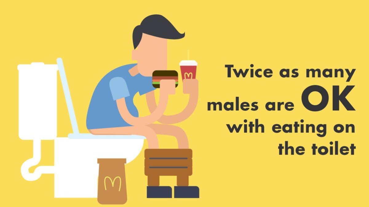 La cuvette des WC : un endroit stratégique pour travailler