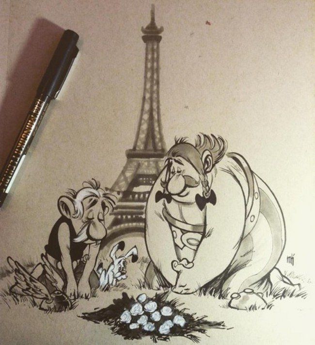 Des dessinateurs de Comics rendent hommage aux Attentats du 13 Novembre #4