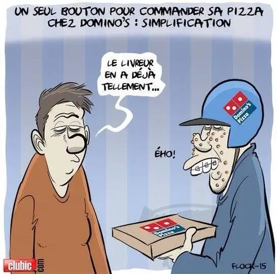 Domino's Pizza invente un bouton pour commander en urgence