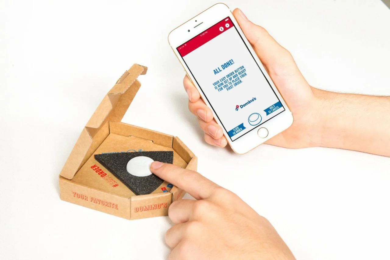 Domino's Pizza : Mise en place d 'un bouton de commande en urgence