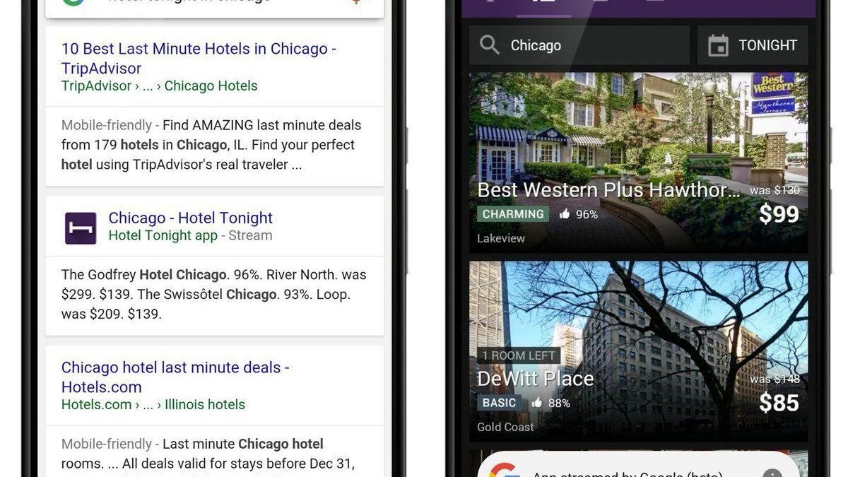 Google expérimente le streaming d'applications mobiles