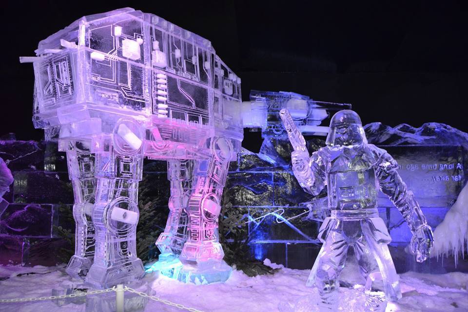 Le Festival de Sculpture de Glace de Liège célèbre Star Wars #2