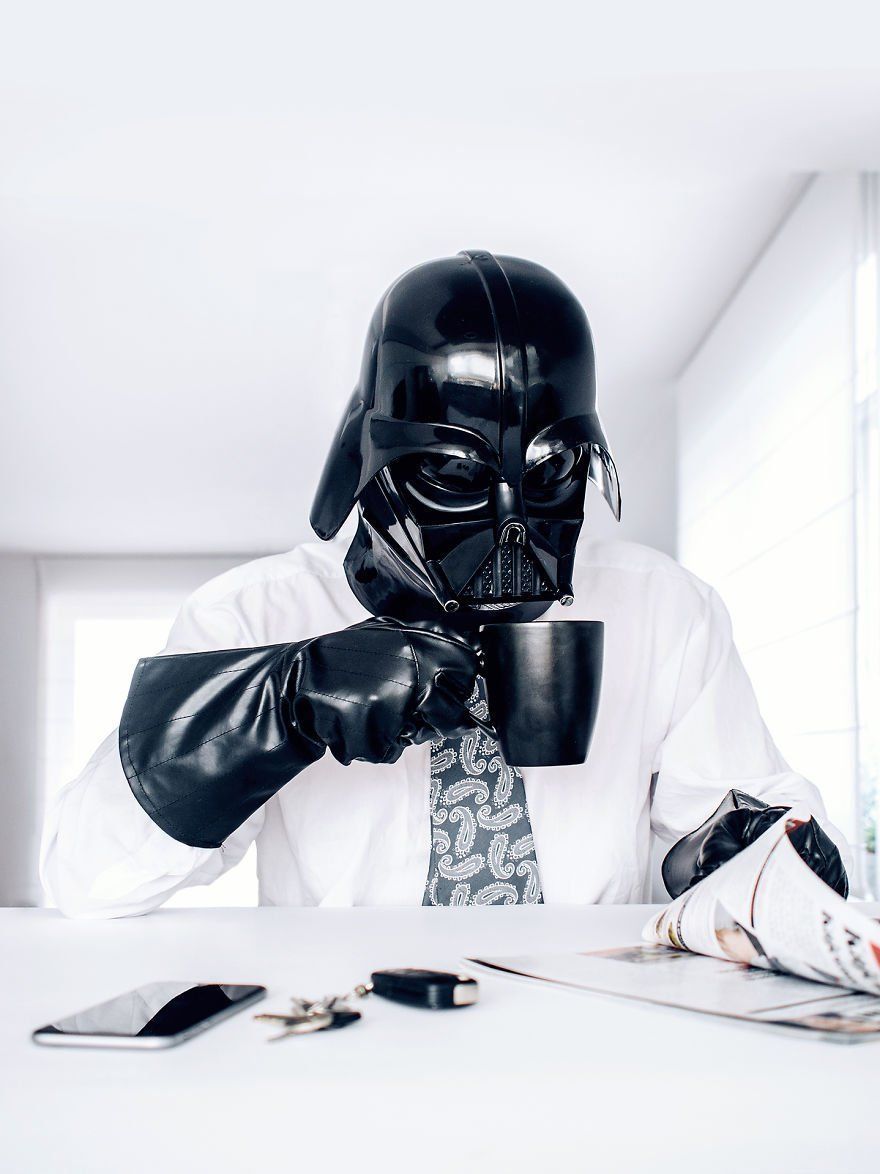 La vie quotidienne de Dark Vador ressemble à la votre