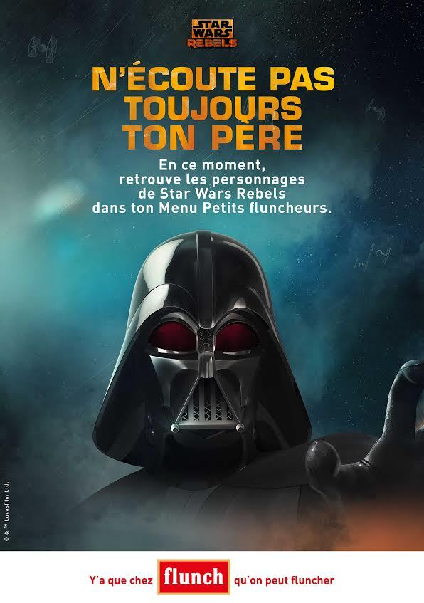Des tonnes de cadeaux Star Wars chez Flunch