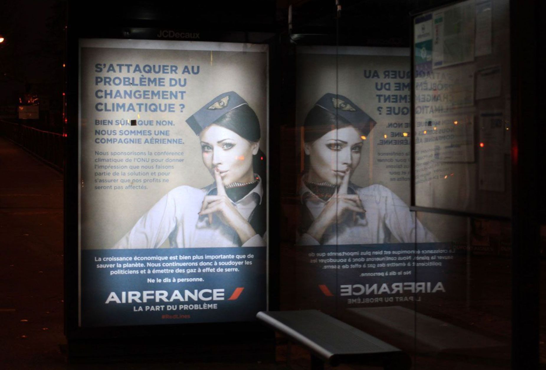 Brandalism détourne 600 panneaux publicitaires pour protester contre la COP21 #23