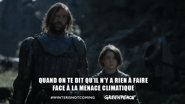 Greenpeace: La nouvelle compagne sous le thème "Winter Is Not Coming "