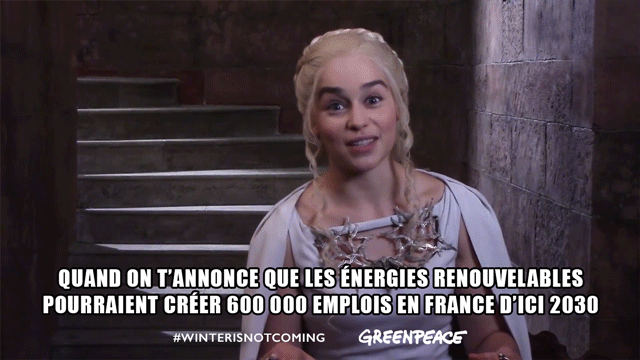 Greenpeace: La nouvelle compagne sous le thème "Winter Is Not Coming "