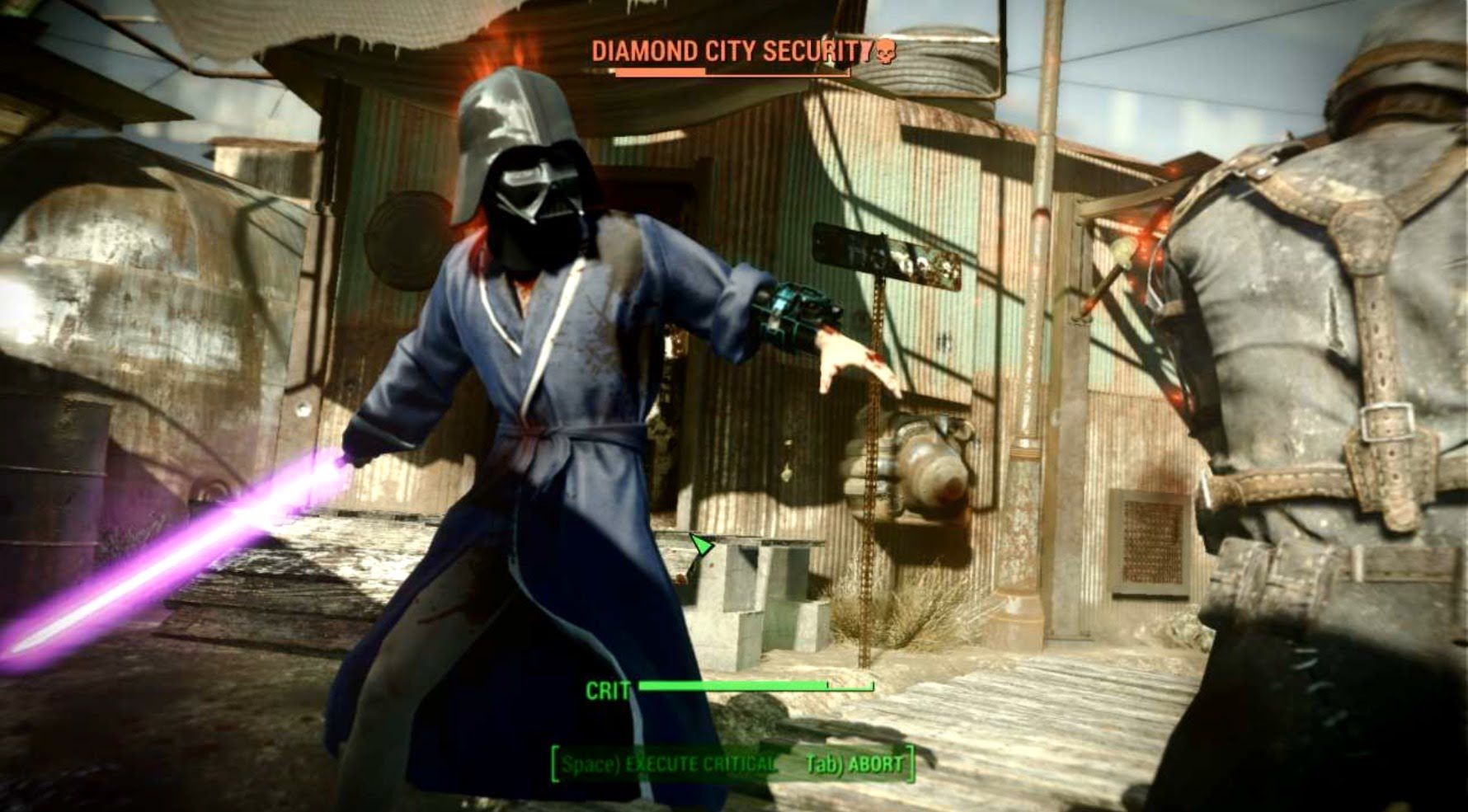 Fallout 4 : ce mod permet de jouer avec un sabre laser #3