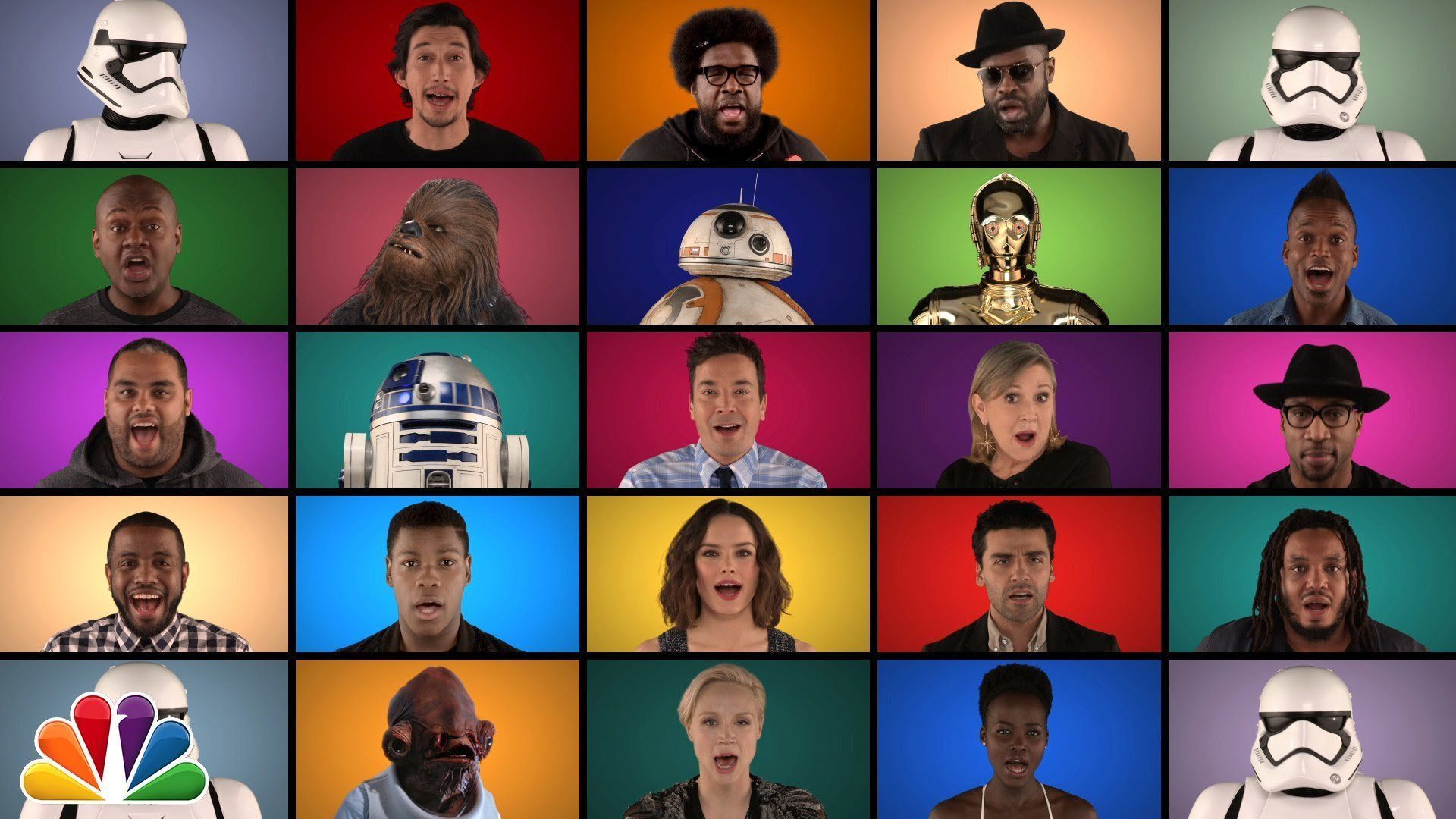 Star Wars : les musiques de la saga chantées à capela par les acteurs du film