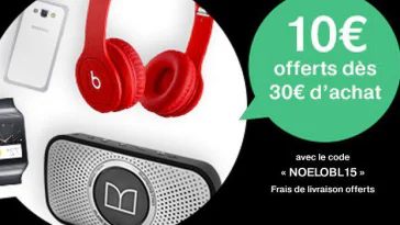 Orange offre 10€ de réduction + les frais de port sur vos cadeaux de Noël