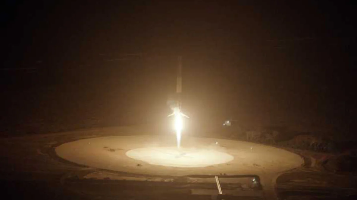 SpaceX : la fusée a réussi l’exploit d’atterrir après son lancement