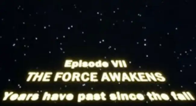 Star Wars Episode VII : les 2 premières minutes du film on fuité sur la toile