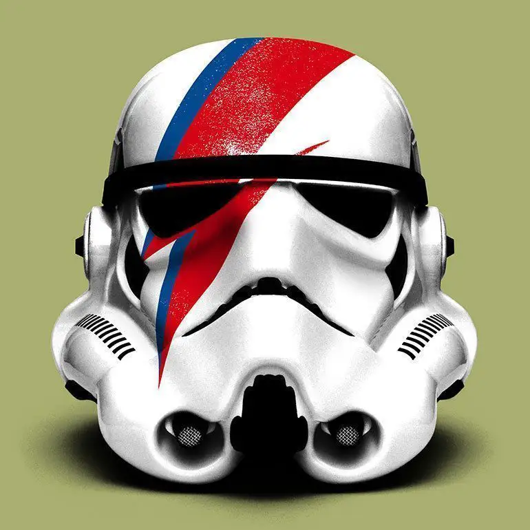 Des casques Stormtroopers en hommage à David Bowie