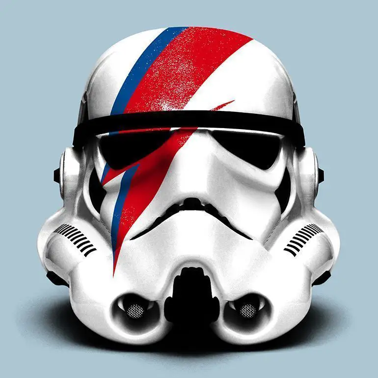 Des casques Stormtroopers en hommage à David Bowie