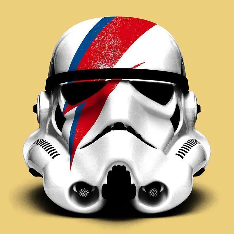 Des casques Stormtroopers en hommage à David Bowie