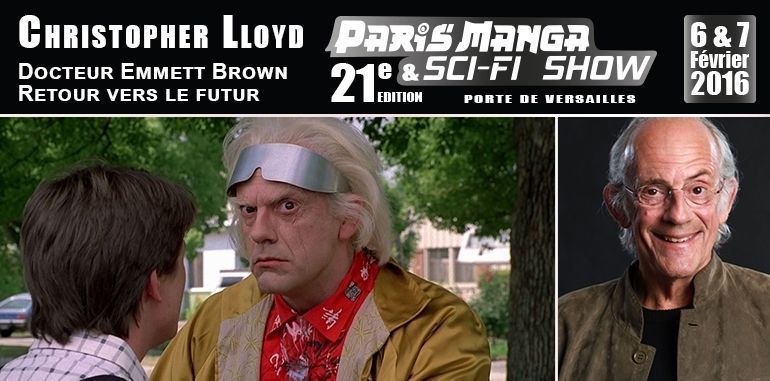 Christopher Lloyd invité d’honneur du 21ème Paris Manga et Sci-Fi Show #2