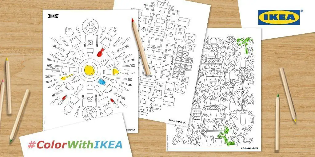 IKEA offre des images à colorier pour les adultes