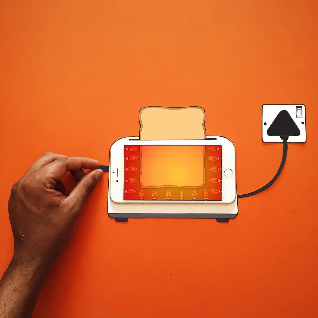 Instagram : cet artiste va vous surprendre avec juste un iPhone, des dessins et pas mal d'imagination