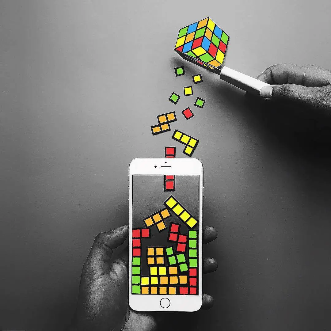 Instagram : cet artiste va vous surprendre avec juste un iPhone, des dessins et pas mal d'imagination