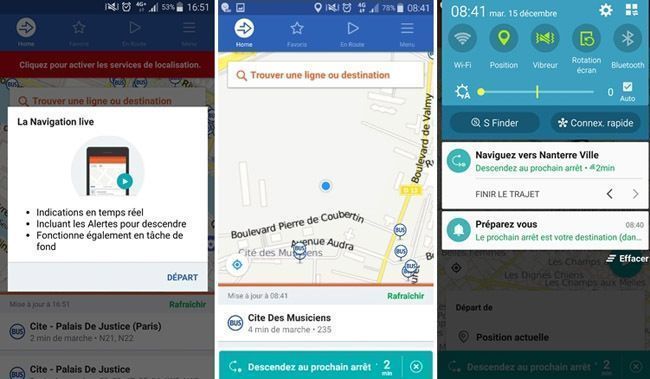 Moovit intègre 3 nouveautés : la navigation live, les alertes de descente et les vélos en libre-service #2
