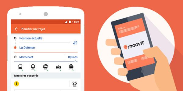 Moovit intègre 3 nouveautés : la navigation live, les alertes de descente et les vélos en libre-service