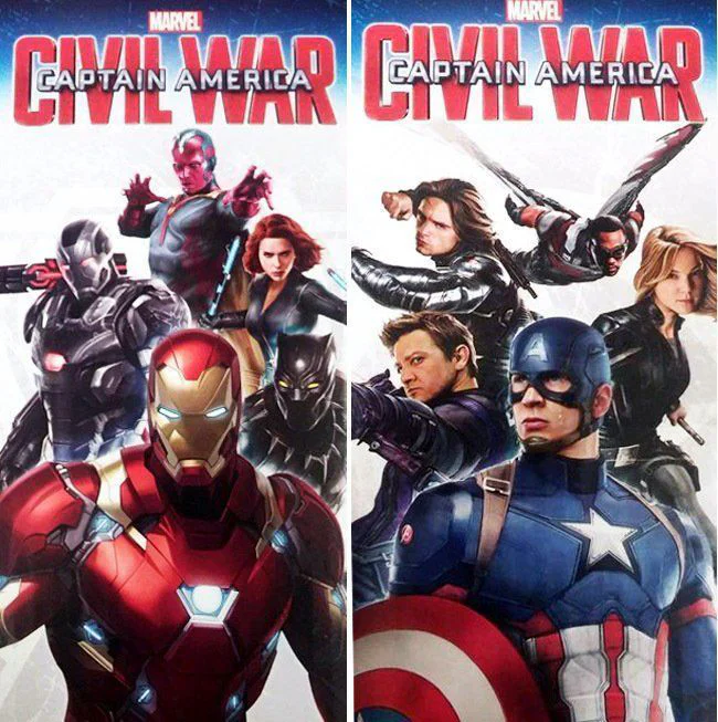 Captain America Civil War : 3 nouvelles affiches